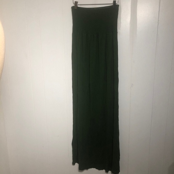 Womens Green Strapless Dress. XS - Picture 1 of 8